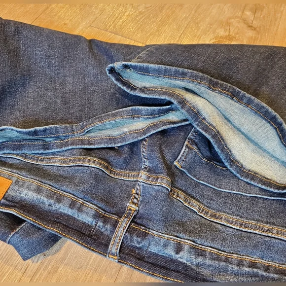 Judy Blue Boho Plus Size High Rise Ultra Flare Dark Denim Blue Jeans Size 22W - Picture 6 of 14